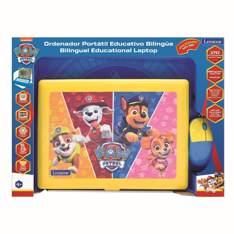 Lexibook, Paw Patrol Bilingual Educational Laptop, 170 Activities