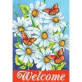 thumbnail image 2 of Briarwood Lane Sunshine Daisies House Flag, 2 of 7