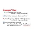 thumbnail image 6 of Krampade Fiber Supplement Electrolyte Powder - 9g Prebiotic Fiber + 2000mg Potassium + Magnesium Supplement | Cramp Relief | Hydration Powder| Digestive Health Support | Lemon Lime | 16 Single Packets, 6 of 9