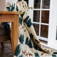 thumbnail image 4 of Denali Home Collection Denali Deer/Spruce Microplush Blanket, 4 of 4