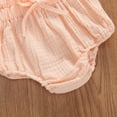 thumbnail image 5 of Franhais Baby Girl Clothes Suit Monochrome Cool Ruffle Short Sleeve Top Stretch Shorts Set, 5 of 8