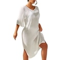 thumbnail image 3 of Vestido para Mujer con Escote en V, Media y Abertura Lateral. S, 3 of 9