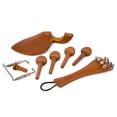 thumbnail image 4 of Chinrest sets Professional 4/4 Violin Tuning Pegs Aleación de madera Tablero de cadena Tablero de cadena Instrumentos musicales Instrumentos de reparación Suministros AweSitey OD010873-00, 4 of 7