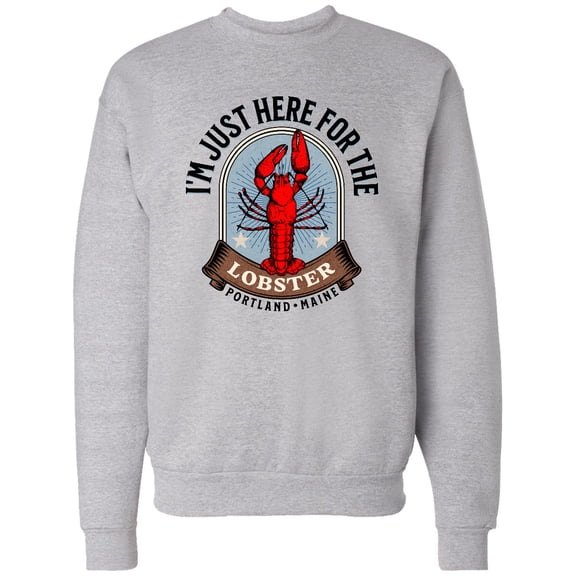 Inktastic Portland Maine Funny Lobster Lover Adult Sweatshirt