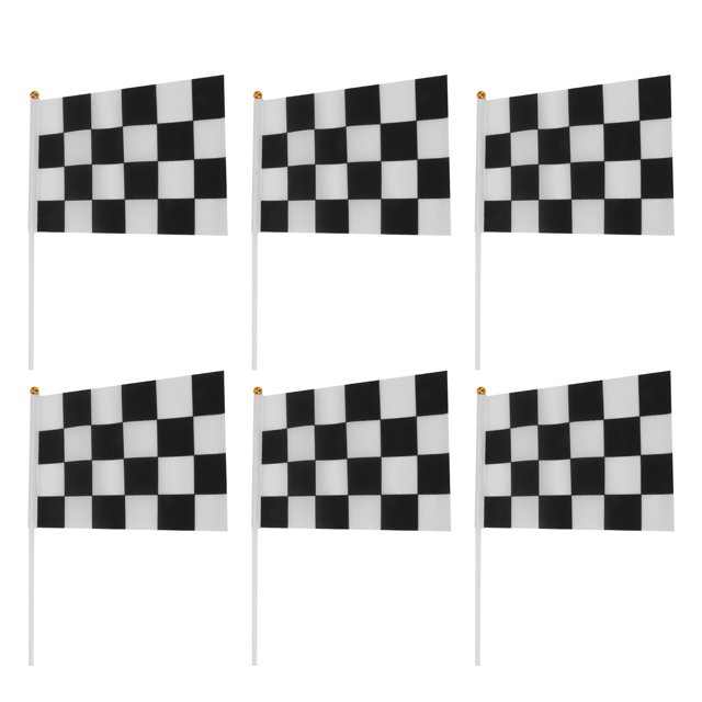 Bandera A Cuadros, Banderas De Carreras De Plástico+poliéster Para RC Racing Car Eventos Deportivos Fiesta En Casa
