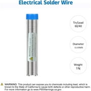 USTOP Soldering Iron Kit Electric 60W 110V Adjustable Temperature Soldering Gun Welding Tools, 5pcs Replacement Tips and Solder Wire Tube (Basic)