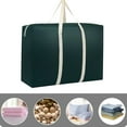 thumbnail image 4 of Gnmfd Large Clothing Storage Bag 100L Foldable Zipper Organizer for Christmas Tree Blankets Comforters Jackets Clothes Seasonal Holiday Decor Vacuum Storage Bags Stuffed Animal Storage, 4 of 7