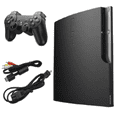 thumbnail image 1 of Restored Sony PlayStation 3 Slim Console – PS3 120GB HDD – Black – Refurbished – Blu-ray & Streaming Game System – Retro Gaming Console, 1 of 5