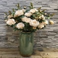 thumbnail image 4 of SPRING PARK Artificial Rose Flower, Plant Vase Wedding Outdoor Garden Home DIY, Small Artificial Faux Greenery for House Decorations, 4 of 7