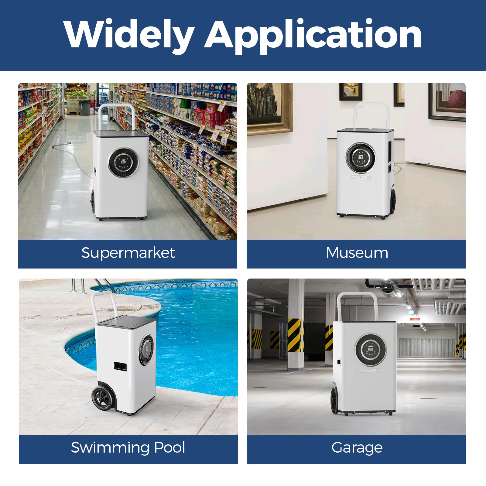ALORAIR 170 PPD Commercial Dehumidifier with Pump & Drain Hose, SLGR Tech Dehumidifiers for Large Room, Basement, Warehouse Water Damage Restoration, Industrial Space to 2,100 Sq.Ft, 5 Years Limited