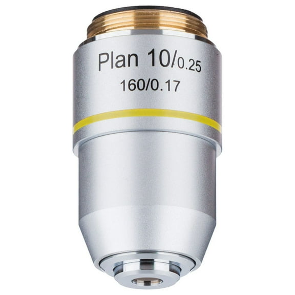 AmScope 10X Plan Achromatic Compound Microscope Objective Lens New