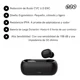 thumbnail image 2 of Audífonos In-ear Inalámbricos Qcy T1c Negro Con Luz Negro Led Bluetooth 5.0, 2 of 8