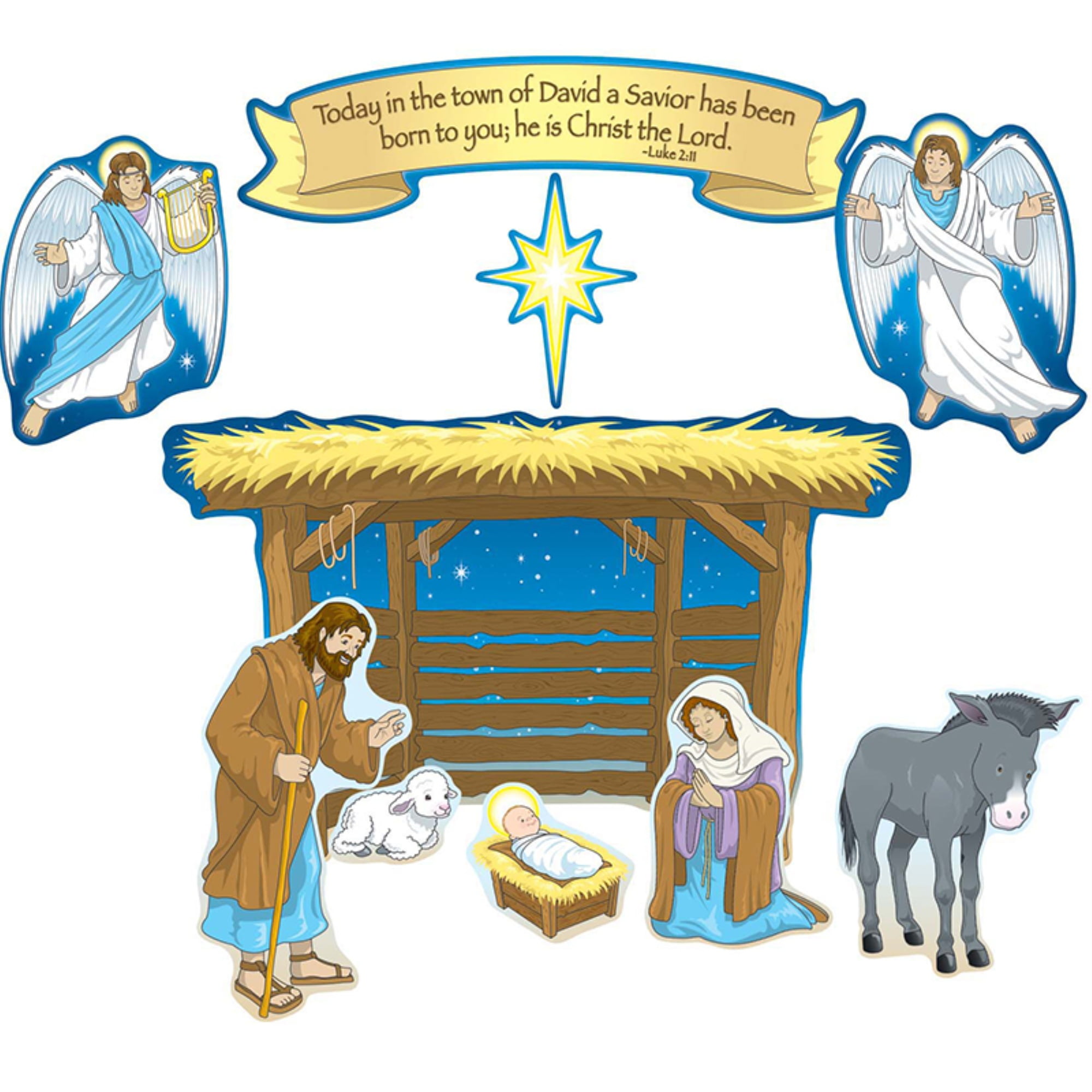 Nativity Mini Bulletin Board Set