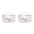 thumbnail image 4 of Bewildely Bolsa de cosméticos con diseño de mármol para mujer, bolso de almacenamiento multiusos, bolsa de transporte, organizador de Type1 NO1, 4 of 6