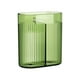 thumbnail image 2 of Portacepillos de pared | Organizador autoadhesivo para baño | Diseño de barril compatible con la mayoría de cepillos | Desmontable para una limpieza fácil | Transparente, verde y marrón, 2 of 6