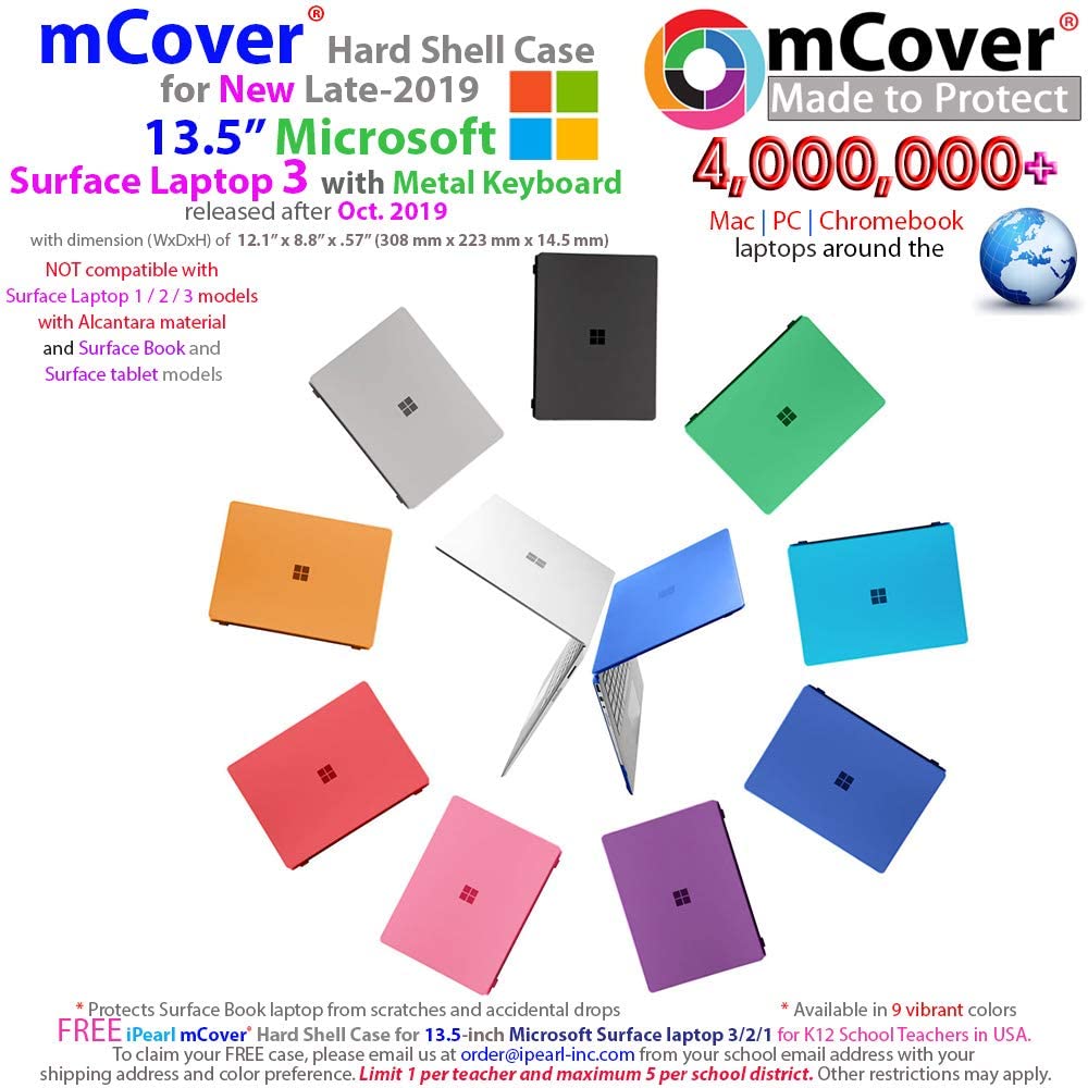 microsoft surface laptop hard shell case