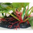 thumbnail image 5 of Planta decorativa de hoja de loto de pecera de plástico verde acuático artificial, altura media 21,5 cm ER, 5 of 5