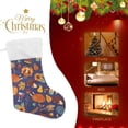 thumbnail image 3 of SKYSONIC Christmas Stocking Personalized Thanksgiving Large Candy Stocking Hanging Gift Xmas Stockings Decoration 1 PC for Family Holiday Party Ornaments Decor Fireplace, 3 of 7