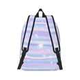 thumbnail image 3 of Balery Striped Gradient Vintage Canvas Backpack for Men and Women - Large Capacity, Durable Travel Laptop Bag for School, Work, Hiking, and Outdoor Activities, 3 of 7