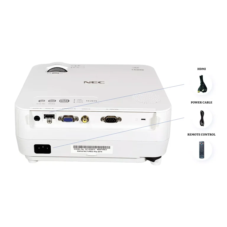 Pre-Owned NEC NP-VE281X - DLP Projector 2800 Lumens HD PC 3D Ready 