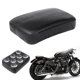 thumbnail image 2 of Cojín trasero negro para pasajero con 8 ventosas para Harley Dyna Sportster Softail Touring Xl 883 1200, 2 of 4