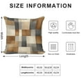 thumbnail image 2 of Brown And Grey Abstract Art Artwork Pillow Covers,Brown And Grey Abstract Art Artwork Throw Pillow Covers 18"×18" ,Living Room Sofa Couch Pillow Covers,Decorative Pillow Covers, 2 of 7