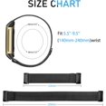 thumbnail image 4 of Metal Bands for Fitbit Charge 5 Band for Women Men, Magnetic Clasp Stainless Steel Mesh Loop Bands for Fitbit Charge 5,Silver, 4 of 14