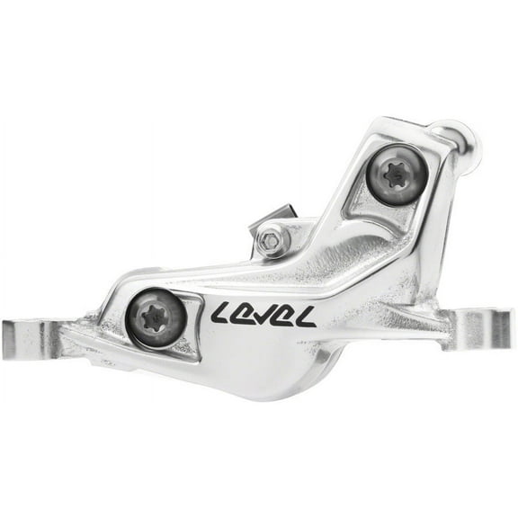 SRAM Level Ultimate Stealth Disc Brake Caliper Assembly - Front/Rear, Post Mount, 4-Piston, Silver, C1