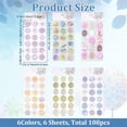 thumbnail image 2 of 108PCS Wax Seal Stickers Wedding Invitation Sealing Stickers Clear PVC Envelope Seal Sticker for Invitation Greeting Cards Gift Wrapping Scrapbooking for DIY, 2 of 6