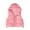 Pink, variant on Odeerbi Kids Boys Girls Puffer Vest Fall Winter Thermal Gilet Down Vest with Pocket Children's Solid Color Thick Sleeveless Hooded Jacket Coat Kids Clothes Black