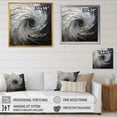 thumbnail image 3 of Designart "Meditative Movement In Grey And Black" Abstract Spirals Picture Framed Canvas Prints, 3 of 5