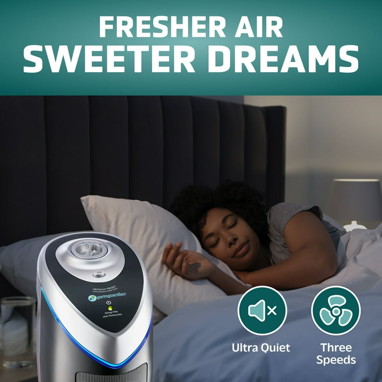 GermGuardian HEPA Air Purifier, UV-C Cleaner, For Dust, Mold, 743