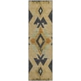 thumbnail image 2 of Addison Rugs Mayfield Premium Machine Washable Transitional Aztec Gold Runner Rug, 2'3" x 7'6", 2 of 6