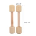 thumbnail image 2 of Phenofice Children Dumbbells 2Pcs Wooden Set for Toddler Exercise Equipment, 2 of 8