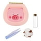 thumbnail image 2 of Caja de almacenamiento de dientes de bebé, regalo de cumpleaños, organizador de almacenamiento de dientes, caja de ahorro para niños Cerdos Rosa, 2 of 8