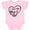 AD-Pink, variant on Inktastic I Love My Mom and Dad in Black Chalk Heart Boys or Girls Baby Bodysuit