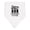 White and Black, variant on Inktastic Future Dominoes Player Game Baby Bandana Bib