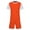 Orange, variant on KONDYS Boy Summer Clothing Set Child Basketball Training Short Sleeve Tops Shorts Casual Outfit for Boys Size 9-12Y