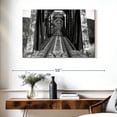 thumbnail image 3 of Elephant Stock Old Bridge Wall Art - Horizontal Canvas Wall Art - Living Room Wall Decor - Architecture Canvas - Black And Gray Decor - 39" x 26", 3 of 8
