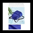 thumbnail image 2 of Mochila de Bolsillo con CordóN Bolsa de Viaje con CordóN Bolsa de Deporte de Fitness para Mujeres Hombres Azul Oscuro, 2 of 6