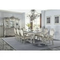 thumbnail image 3 of Acme Bently Mirror Top and Wooden Frame Dining Table in Beige Indoor, 3 of 10