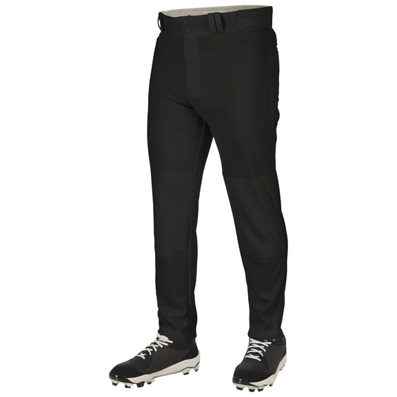 CHAMPRO Triple Crown 2.0 Tapered Bottom Baseball Pants, Youth Large, Black