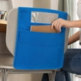 thumbnail image 5 of AOMXGD Desk Hanging Storage Organizer With Multi Pockets & Name Card Slot, Denim Chair Back Caddy For Classroom Students Supplies Arrangement, 5 of 8