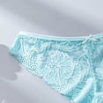 thumbnail image 5 of Qingpeng Womens Floral Lace Briefs Cotton Crotch Lightweight Breathable Bow Detail Underwear Size S-XL, 5 of 6