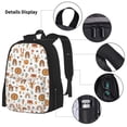 thumbnail image 3 of Disketp cute Rainbow Animal Large Capacity Backpack Lunch Bag Pencil Case Combination 3 Piece Set for Student, 3 of 7