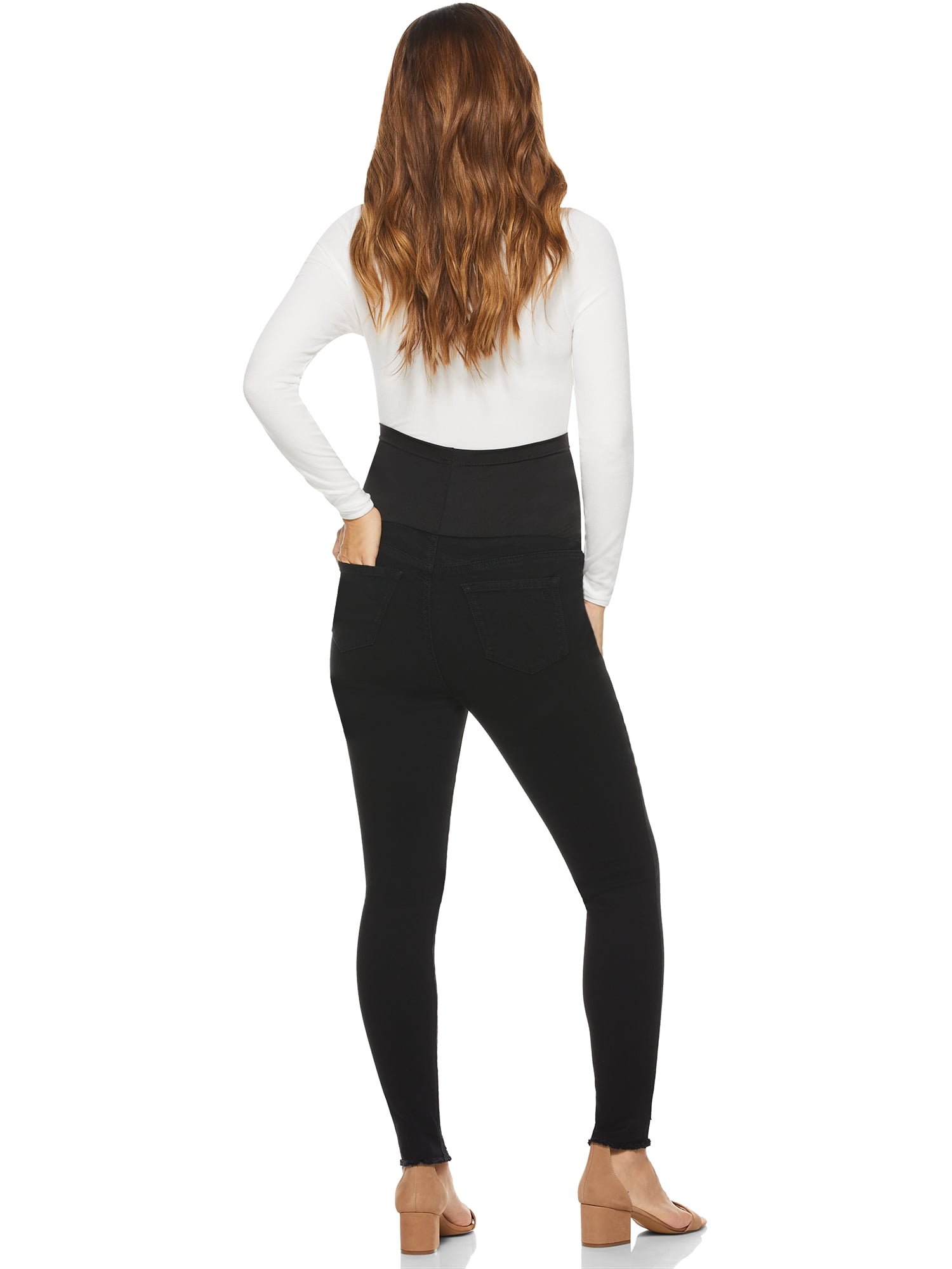 Sofia Jeans by Sofia Vergara Rosa Curvy Ankle Full Band Maternity Jeans, Sizes S-XXL