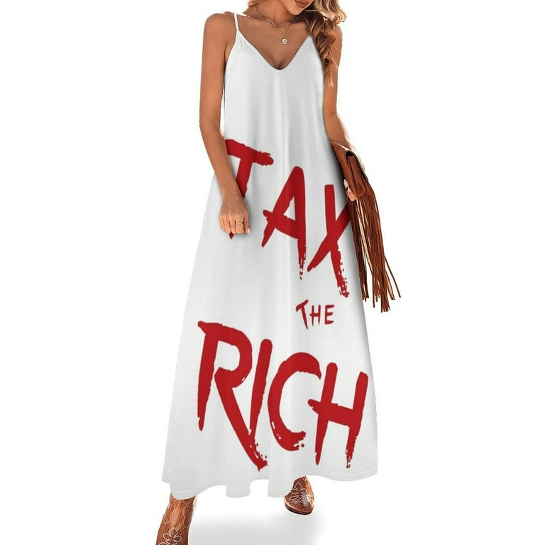Tax The Rich AOC Sleeveless Dress dresses for women luxury designer party woman dress - Walmart.com Tax The Rich AOC Sleeveless Dress dresses for women luxury designer party woman dress - Walmart.com
