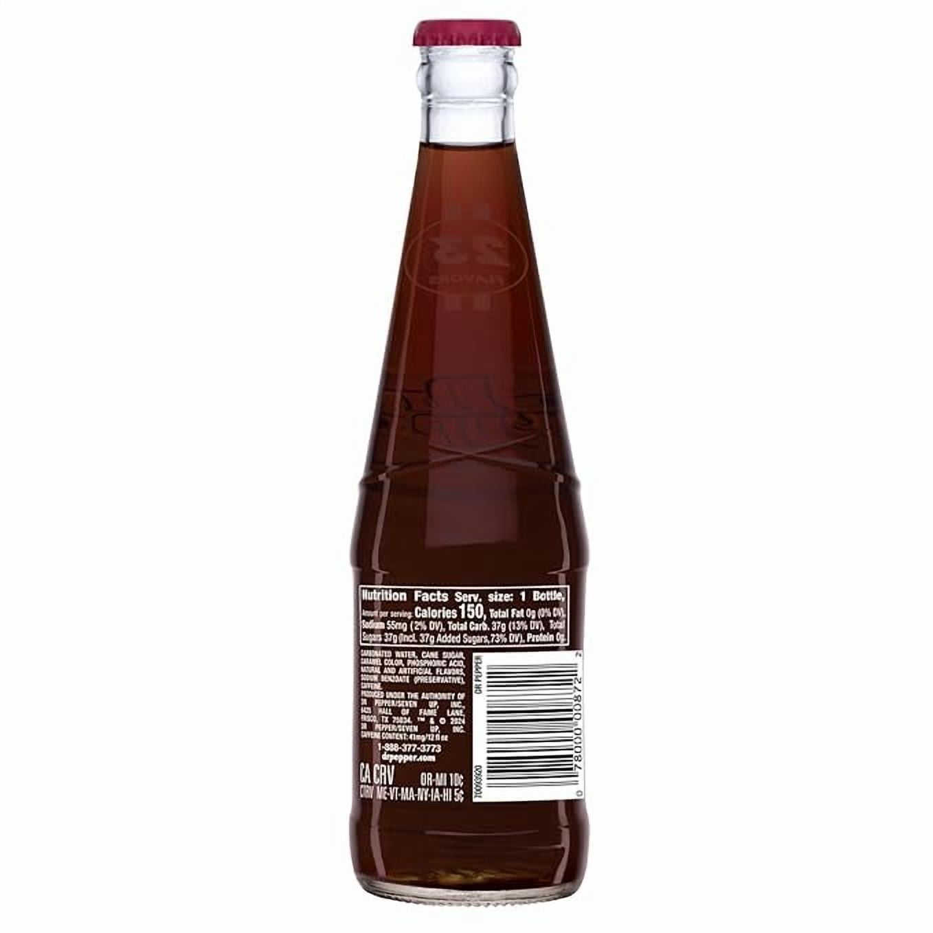 Dr. Pepper Real Sugar Soda, 12 Ounce (12 Bottles)