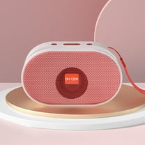 Wireless Bluetooth Speaker, Color Ambience Light, 9D Subwoofer, 5W Speaker, Bluetooth 5.0, 24H Battery Life, 32.8ft Range, AUX/TF Card, Hands-Free Call, Selfie Remote, for Desktop Home Outdoor