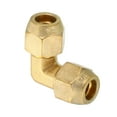 thumbnail image 5 of Uxcell 1/2" x 1/2" Brass Pipe Fitting Flare 90 Degree Elbow Tube Fitting Pipe Adapter Connector with Nut, 5 of 5
